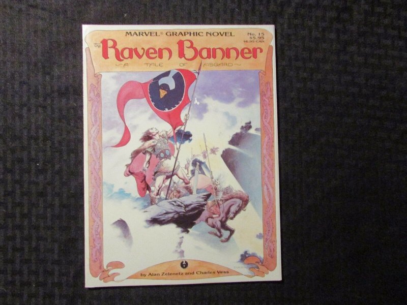 1985 The RAVEN BANNER by Charles Vess 1st Marvel Graphic Novel #15 VF 8.0
