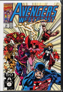 Avengers West Coast #74 (1991) West Coast Avengers / Avengers West Coast
