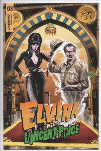 ELVIRA MEETS VINCENT PRICE #3 B, Mistress of the Dark, NM, Samu, Dynamite, 2021