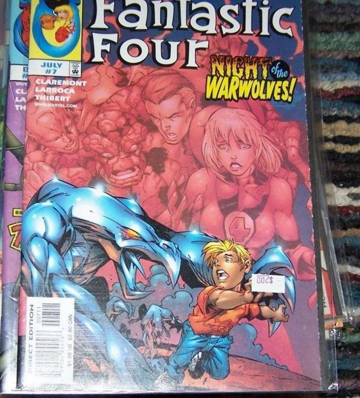 FANTASTIC FOUR   # 7 vol 3  1997 MARVEL  warwolves   