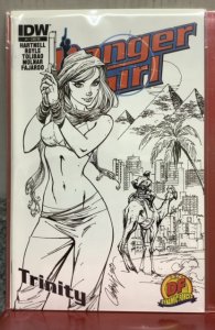 Danger Girl: Trinity #1 Sketch Cover (2013) Dynamic Forces