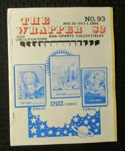 1990 THE WRAPPER Non-Sports Collectibles Fanzine #93 FN 6.0 Bread Cereal Space