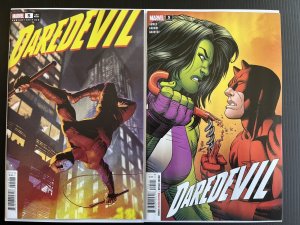 DAREDEVIL #5 (2023) CVR A + 1:25 PAREL MARVEL NM SET 2024 IN-HAND PROSHIPPER