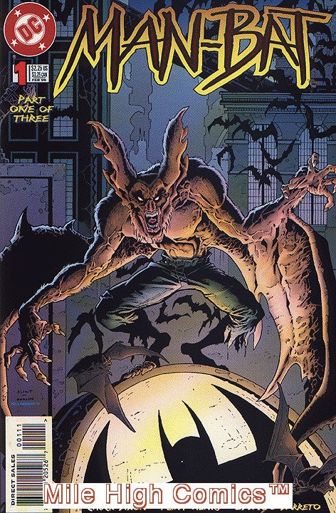 MAN-BAT (1996 Series)  #1 Very Good Comics Book