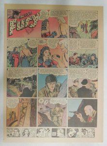 Miss Fury Sunday by Tarpe Mills from 5/23/1943 Size: 11 x 15  Very Rare Year #3