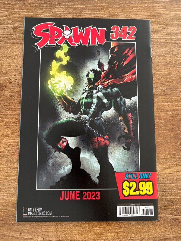 Spawn # 341 NM 1st Print Variant Cover Image Comic Book Todd McFarlane 2 J288
