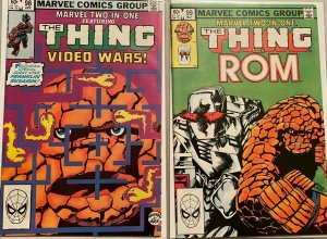 Marvel two-in-one comic lot from:#50-99 42 difference avg 6.0 FN (1979-83)