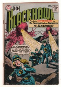 Blackhawk #166 - Creatures That Controlled the Blackhawks! (Grade 5.5) 1961