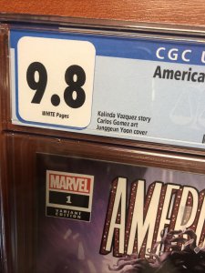 America Chavez: Made In The USA (2021) #1 (CGC 9.8 WP) Yoon Variant Census 17!!