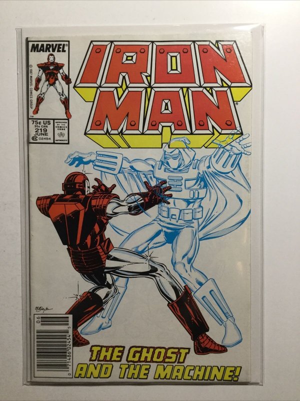 Iron Man 219 Very Fine Vf 8.0 First 1st Ghost Marvel