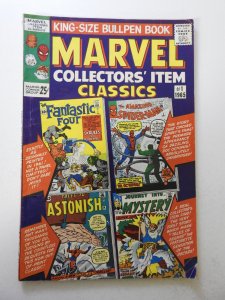 Marvel Collectors' Item Classics #1 (1965) VG+ Condition 1/2 in spine split