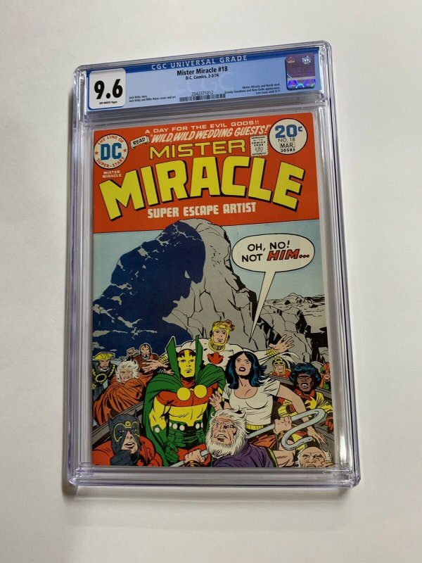 Mister Miracle 18 Cgc 9.6 Ow Pages Jack Kirby 2042371012