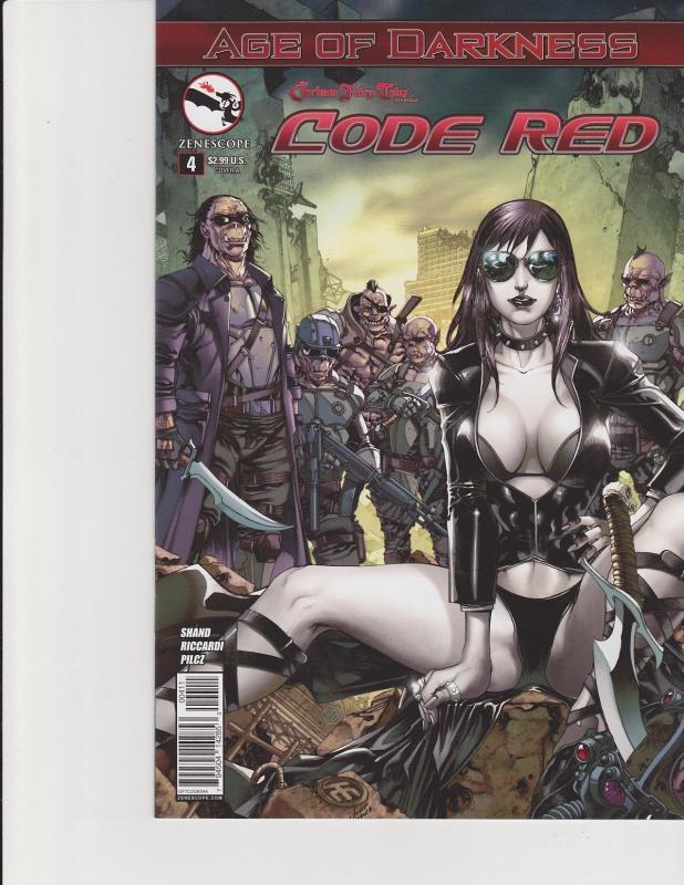 Code Red #4 Cover A Age of Darkness GFT Zenescope NM Tolibao