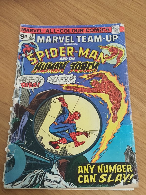 Marvel Team-Up #39 British Variant (1975)