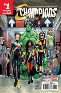 Champions (2016 series) #1, NM + (Stock photo)