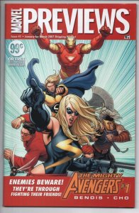 MARVEL PREVIEWS #41, NM, 2007, Avengers Ms Marvel Iron Man