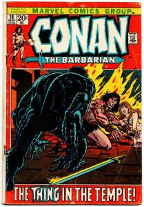 Conan the Barbarian #18 (Marvel, 1972) VG