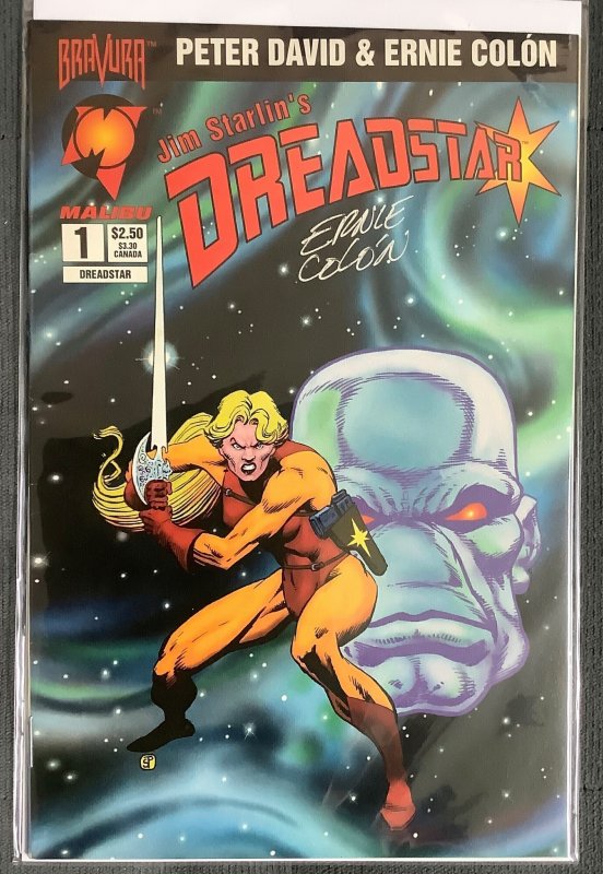 Dreadstar #1 (1994, Malibu) - Autographed by Ernie Colon. NM/MT