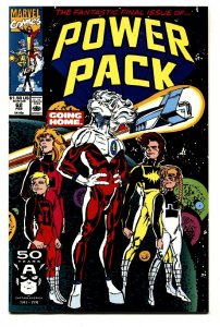 Power Pack #62 Mavel comic book-Rare LAST ISSUE-HTF 