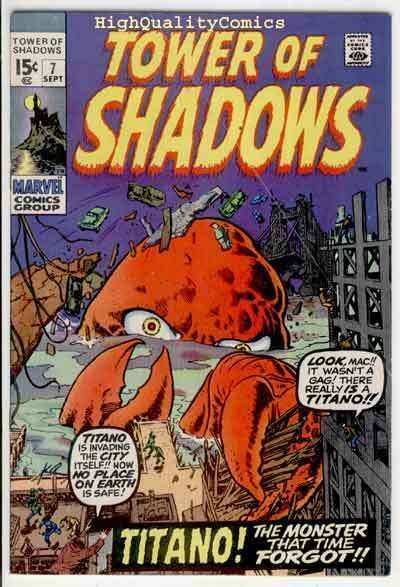 TOWER of SHADOWS #7, FN, Barry Smith, Wally Wood, 1969, more Horror in store