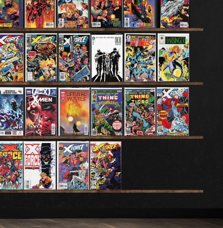 Huge Lot 150+ Comics with X-Force, Uncanny X-Men, Marvel Two In One & More!