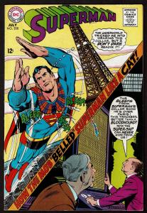 Superman #208 (Jul 1968, DC) FN/VF