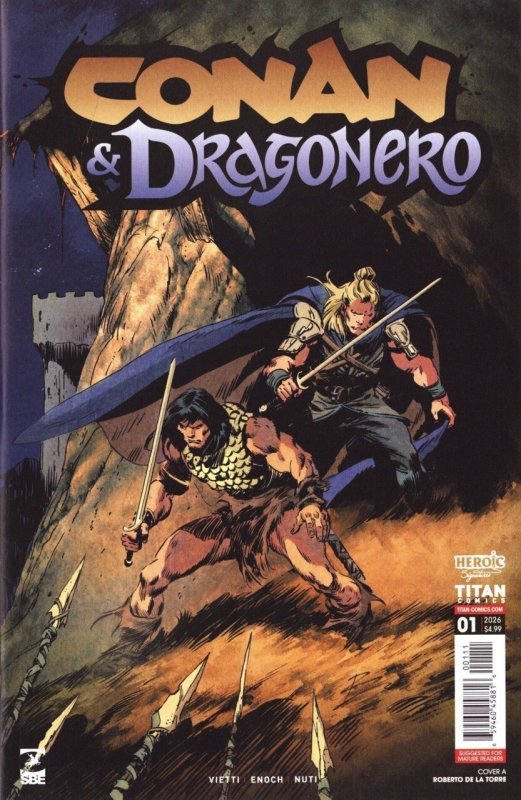 Conan & Dragonero #1 Comic Book 2026 - Titan