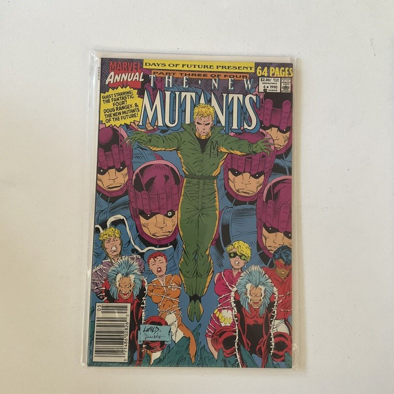 New Mutants Annual 6 Near Mint Nm First Shatterstar Marvel 1990