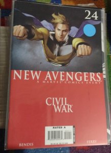 NEW  AVENGERS # 24  2006 MARVEL DISNEY  civil war tie in ari granov cover