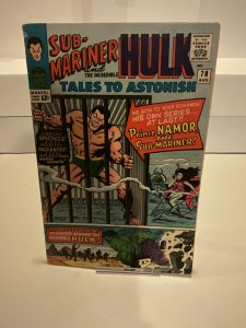Tales to Astonish #70  F  Namor the Sub-Mariner!  Hulk!