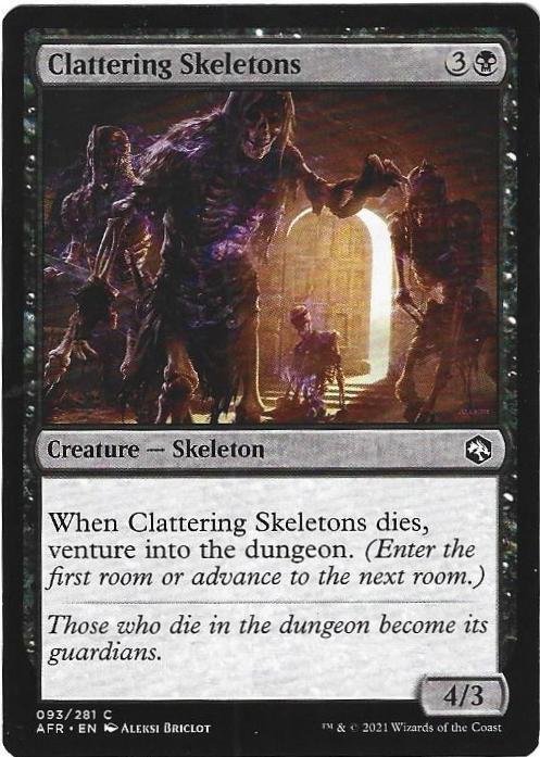 Magic the Gathering: Adventures in the Forgotten Realms - Clattering Skeletons