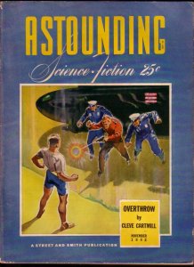 PULP:  ASTOUNDING STORIES 1942 NOV MODEST STEIN ART  VAN VOGT VF
