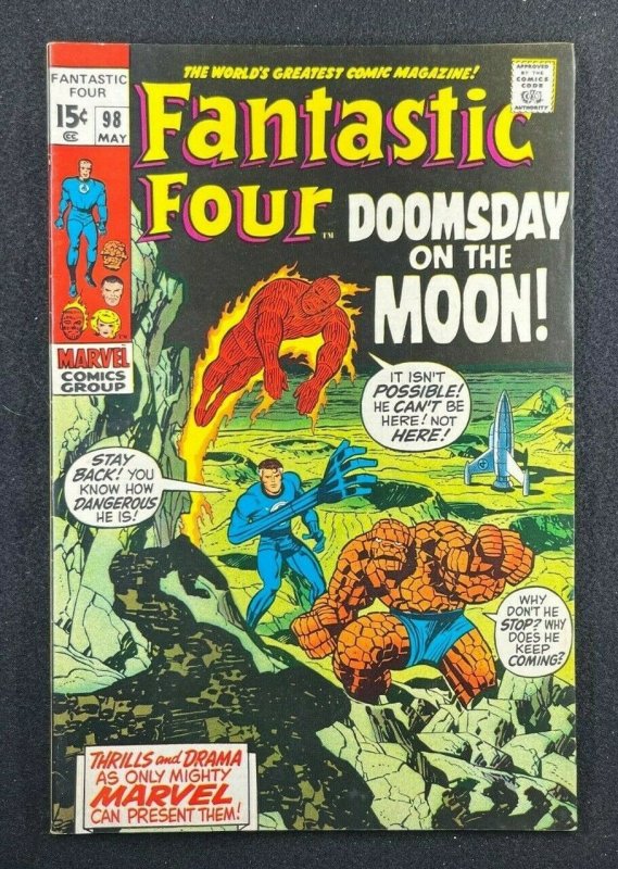 Fantastic Four (1961) #98 VF- (7.5) 1st Kree Sentry 9168 Jack Kirby Art