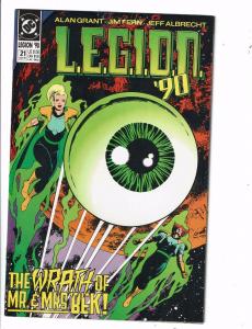 Lot of 5 LEGION '93 DC Comic Books #17 18 19 20 21 BH46 
