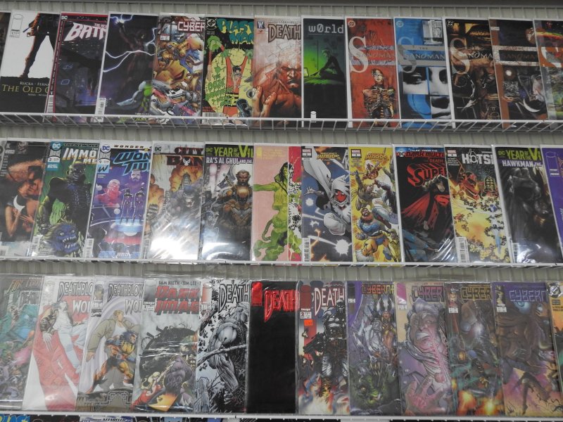 Huge Lot 170+ Comics  W/ Sandman, Deathblow, Trinity+ Avg VF Condition!!