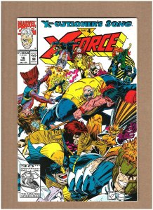 X-Force #16 Marvel Comics 1992 X-Cutioner's Song pt.4 W/O Card VF/NM 9.0