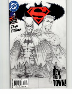 Superman / Batman #8 Second Print Cover (2004) Superman and Batman [Key Issue]