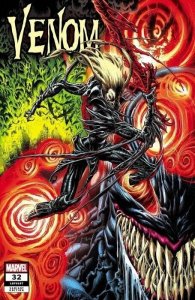 VENOM #32  (2021) KYLE HOTZ  TRADE DRESS VARIANT  MARVEL NM.