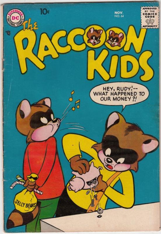 Raccoon Kids, The #64 (Nov-57) FN+ Mid-High-Grade Racoon Kids