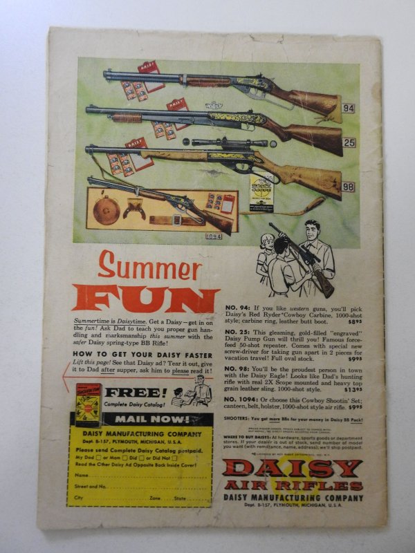 Tomahawk #50 (1957) GD+ Condition centerfold detached top staple