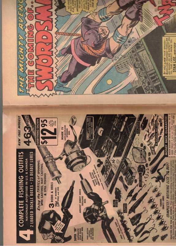 The Avengers #19 (1965) High-Grade VF- 1st Swordsman! Origin Hawkeye! Utah CERT