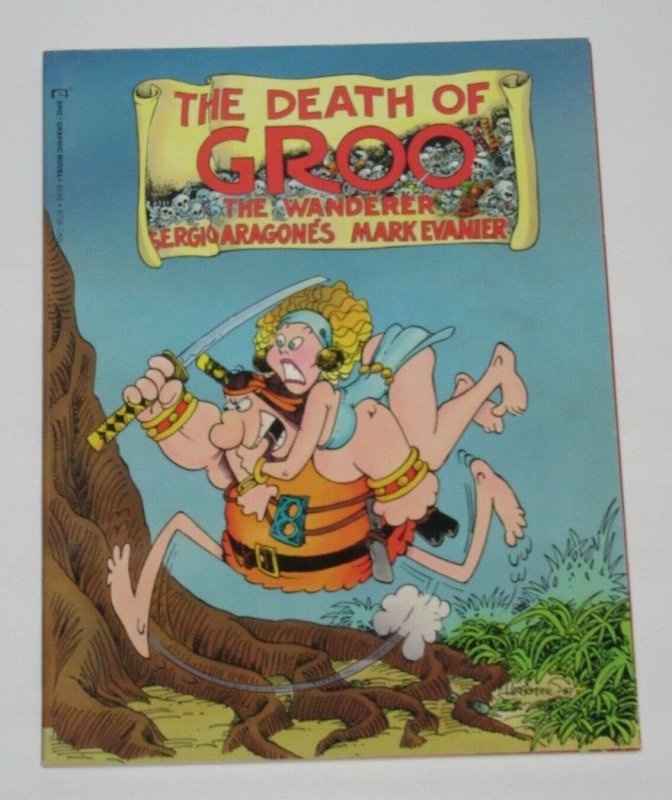 Death of Groo The Wanderer 2nd Printing 1987 Marvel Epic Graphic Novel VF