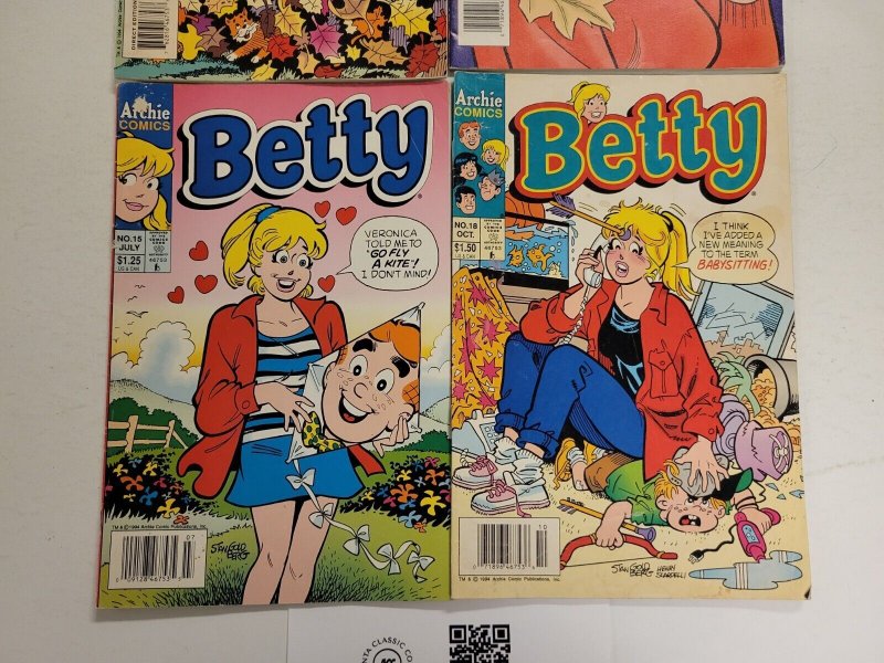4 Betty Archie Comic Books #15 18 21 25 26 TJ28