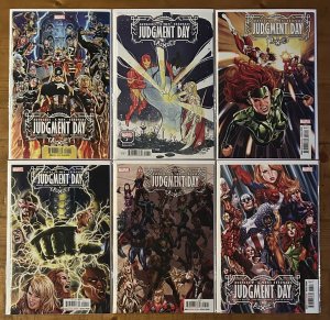 Avengers X-Men Eternals Judgment Day #1,2,3,4,5,6,omega,fcbd Eye Of Judgment Lot