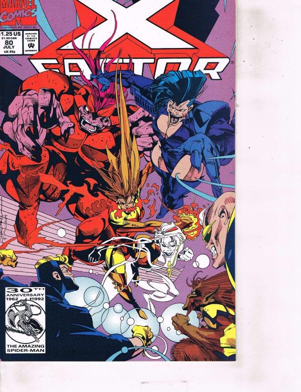 Lot Of 6 X Factor Marvel Comic Book #80 86 87 88 89 99 Iron Man  AH8