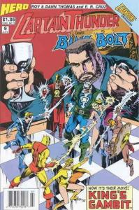 Captain Thunder and Blue Bolt #9 FN; Hero | save on shipping - details inside