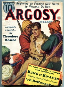 Argosy Pulp May 11 1940- Belarski cover- King of Knaves- Theodore Roscoe FN