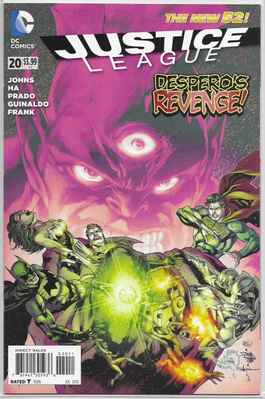 Justice League (vol. 2, 2011) # 20 FN (New 52) Johns/Cannon, Despero