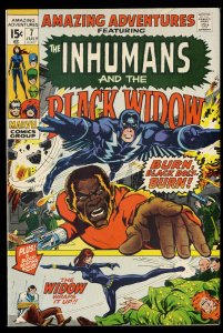 Amazing Adventures #7 NM- 9.2 Inhumans Black Widow!