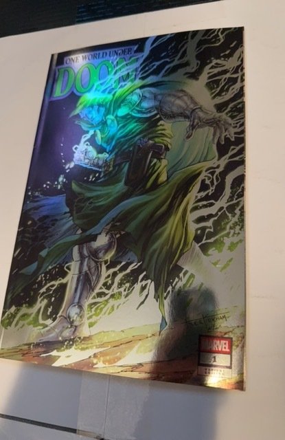 One World Under Doom Foil (LTD 1500 ) 2025 NYCC Whatnot Year in Marvel